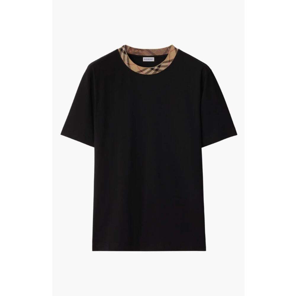 Burberry Check Trim T-Shirt Medium